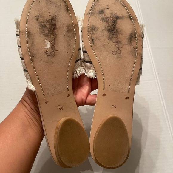 Splendid Women's Cream Baldwyn Slide Sandals Size 10 - Picture 7 of 8